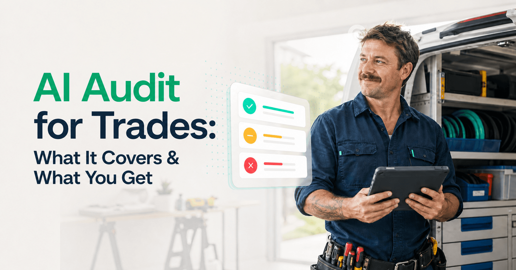 AI Audits for Trade Businesses: What They Cover and What You Walk Away With